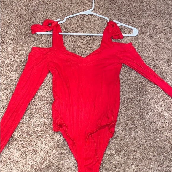 Express Tops - Red body suit